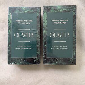 OLAVITA - FIRMING & WASH-FREE COLLAGEN MASK - BRAND NEW AND SEALED - SET OF 2